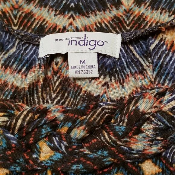 Multicolored Woman's Sleeveless Top - Picture 4 of 6